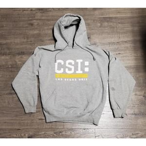 Vintage 2000s Y2K CSI Las Vegas Dick Wolf Hoodie Sweatshirt Mens Large L